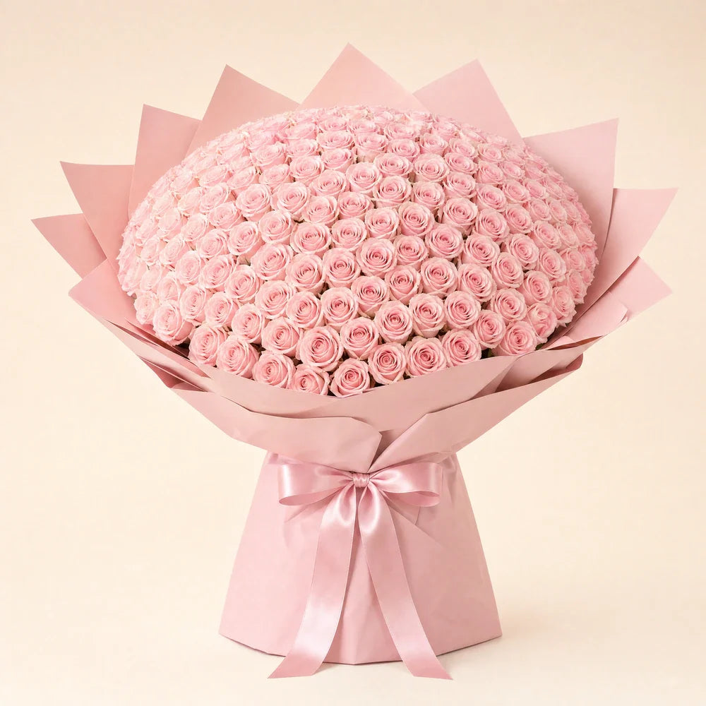 Light Pink Roses — 200 roses