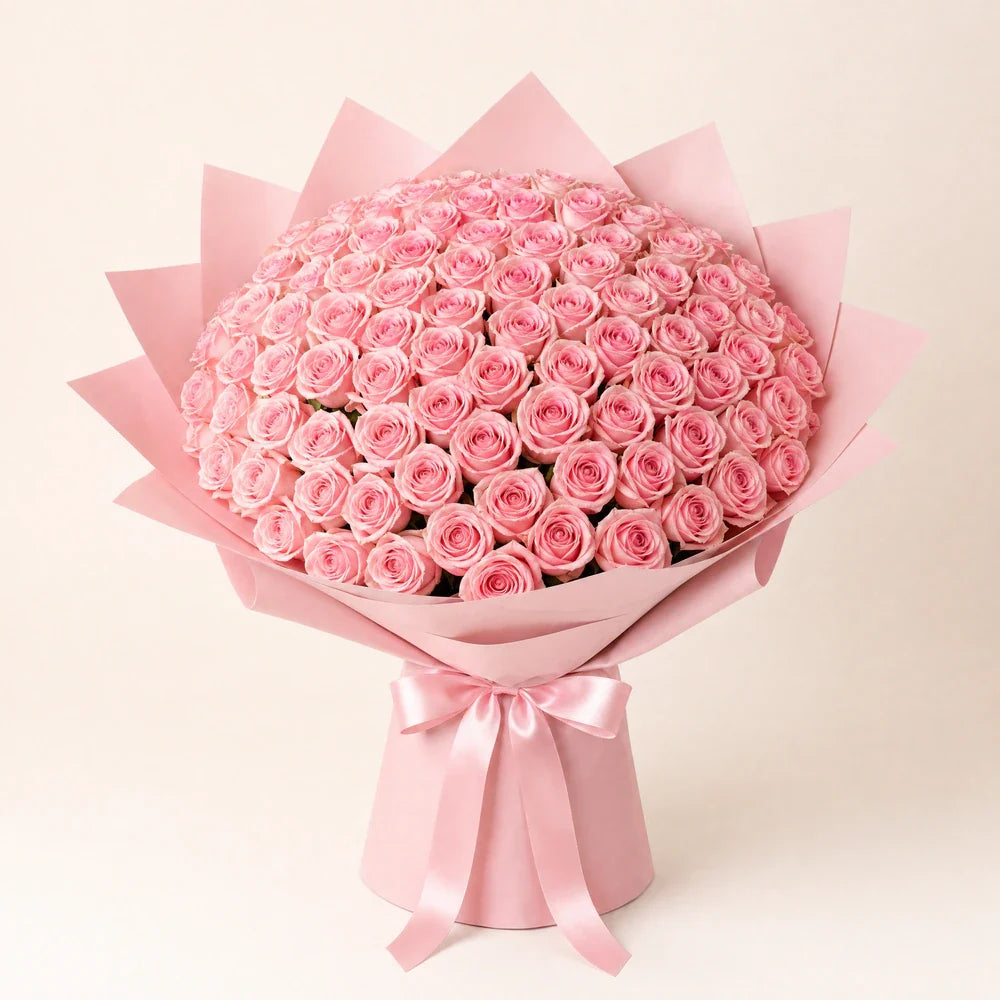 Light Pink Roses — 75 roses
