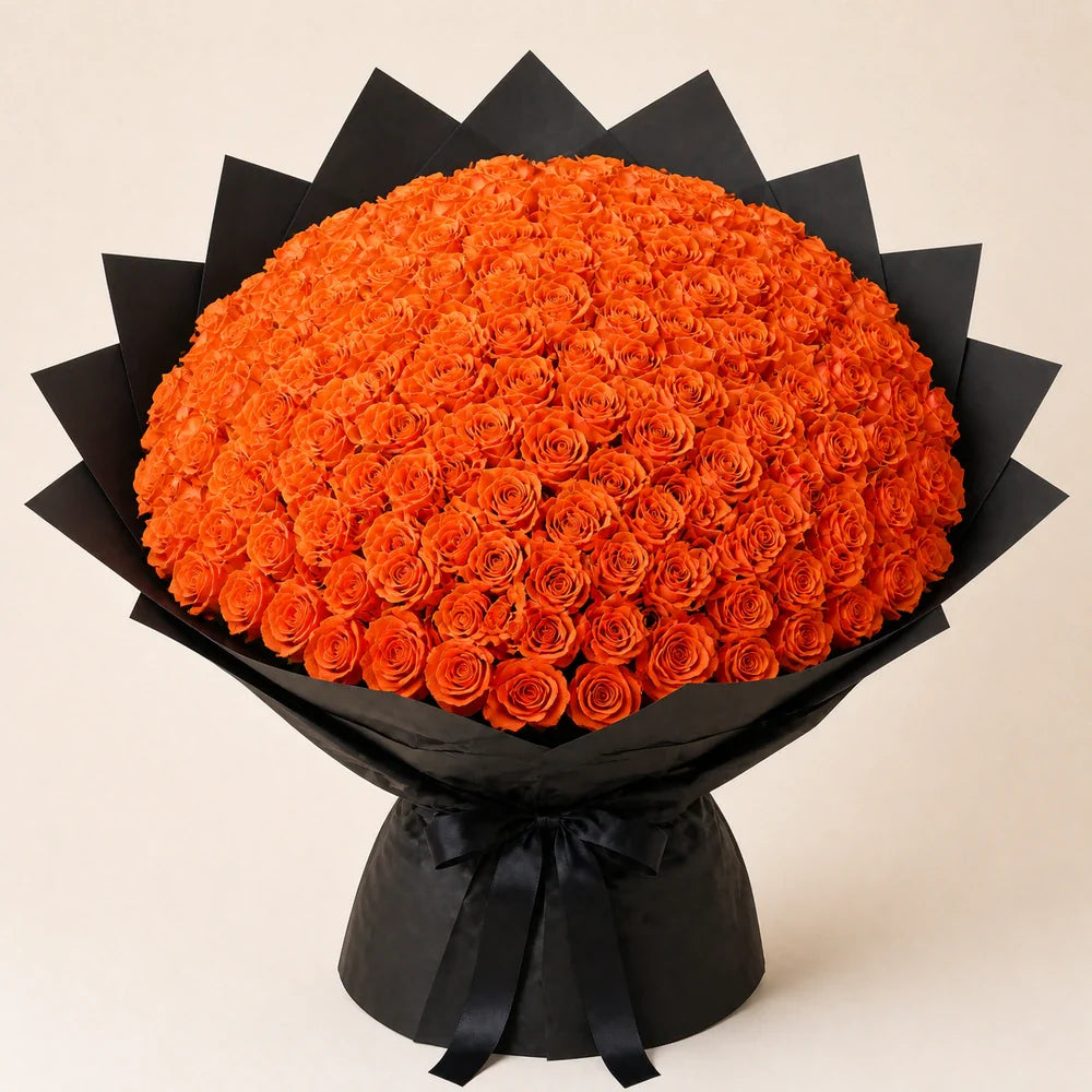 Orange Roses — 150 roses