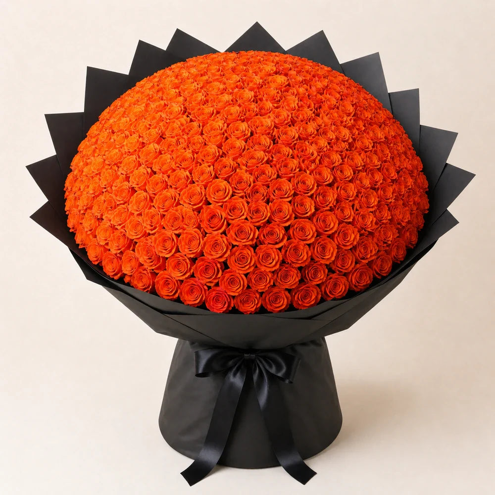 Orange Roses — 200 roses