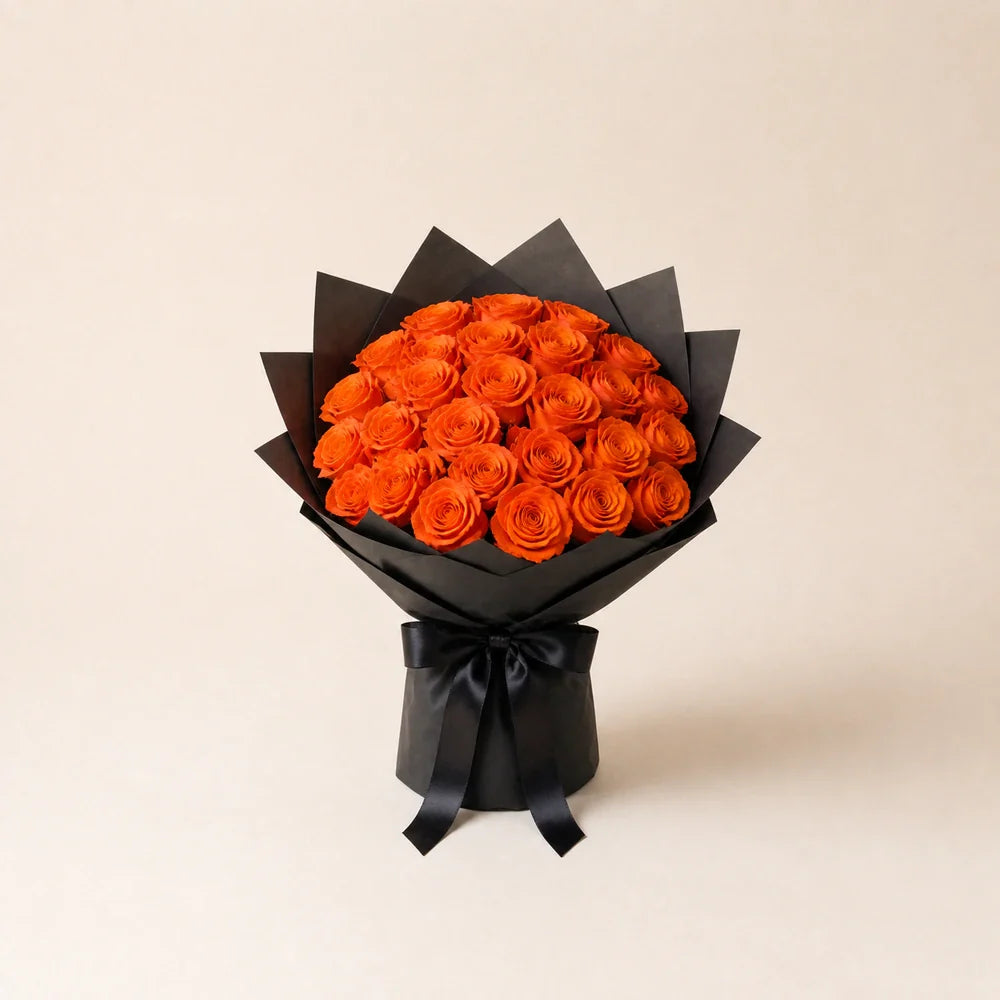 Orange Roses — 25 roses