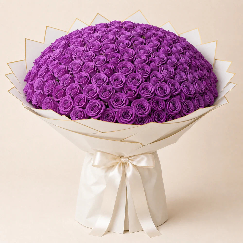 Purple Roses — 150 roses