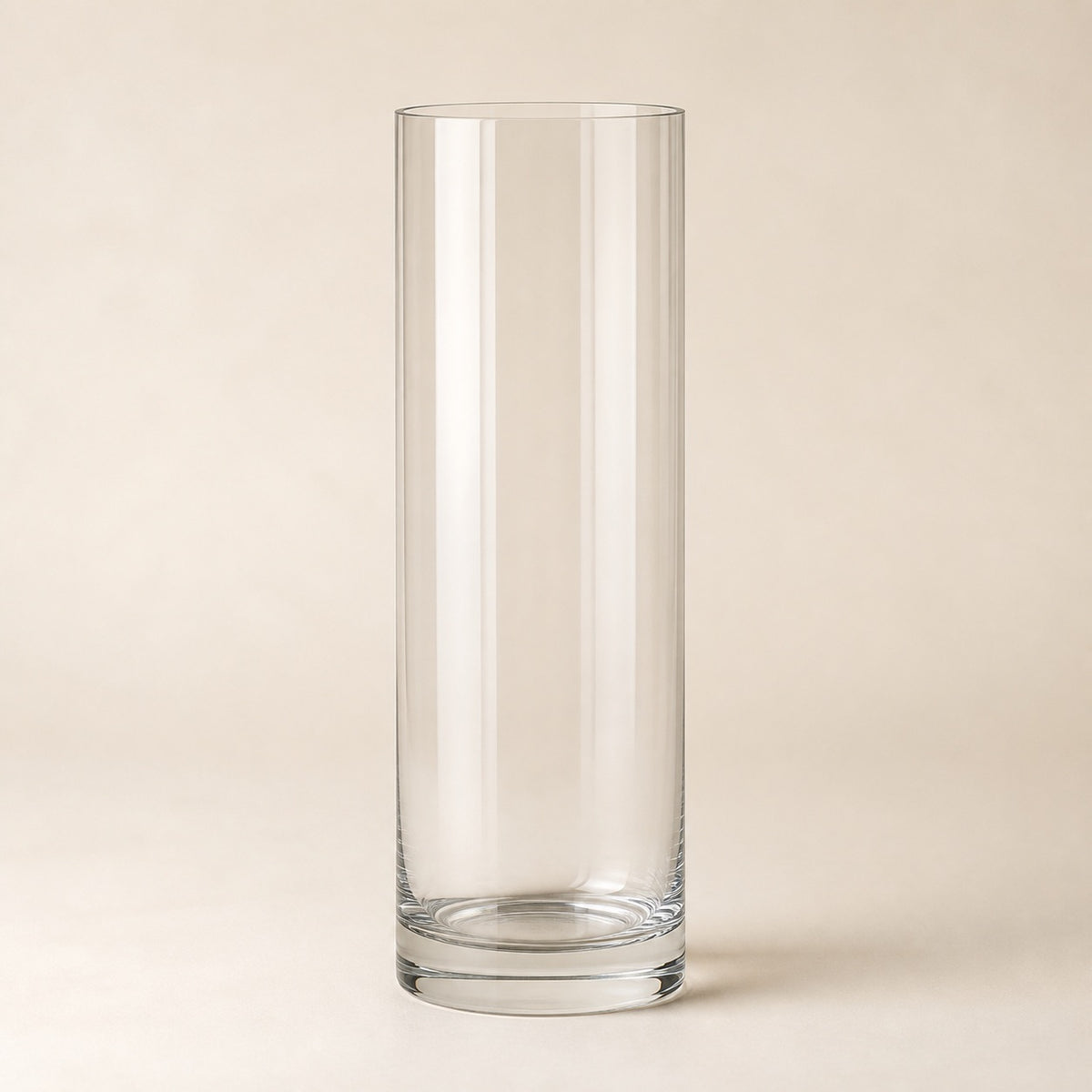 Clear cylinder vase for 100 roses