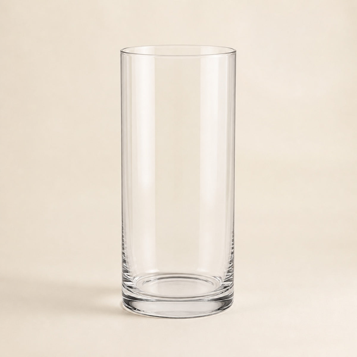 Clear cylinder vase for 75 roses